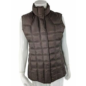 Roper Brown Puffer Vest Down Fill Size Small Quilted Cowgirl Western